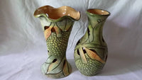 Lrg Cut Breadfruit Vase