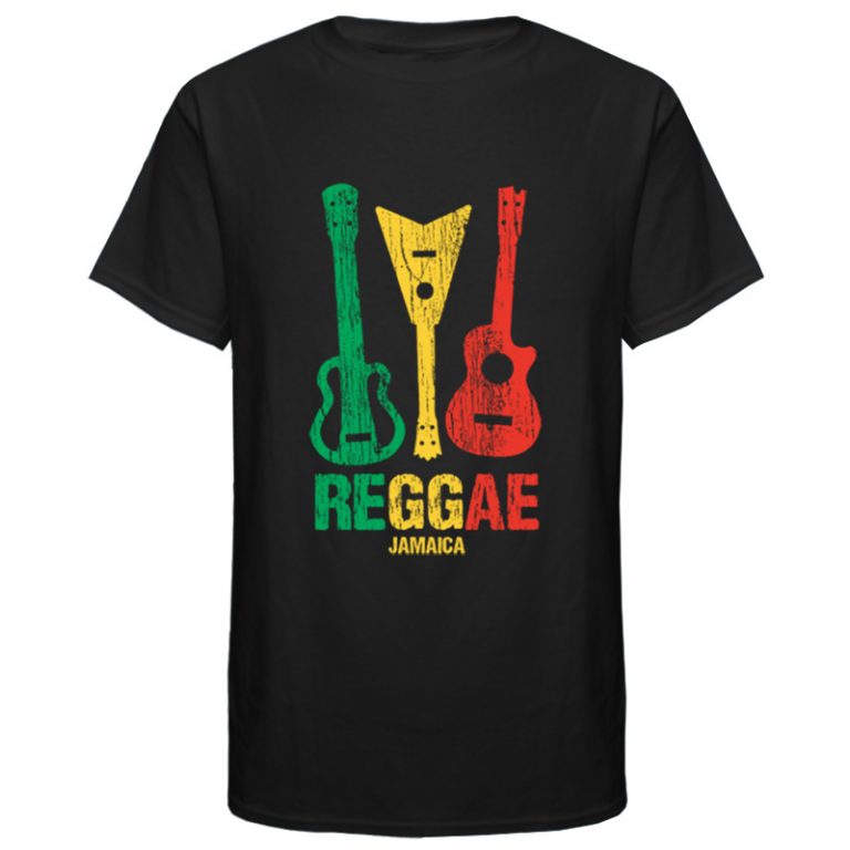 Men’s ‘Reggae Jamaica’ Printed Cotton Tee