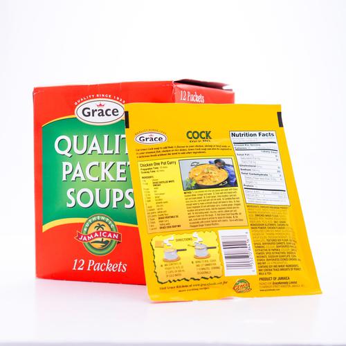 Grace Chicken Flavored Soup Mix with Spices 12 Units 