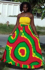 Rasta Tube dress