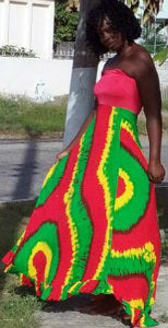 Rasta Tube dress