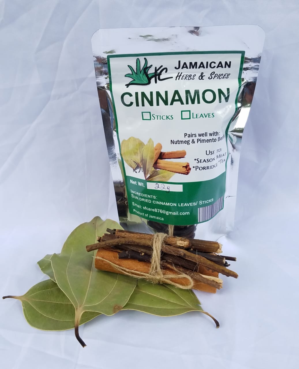 Dried Cinnamon Stick & leaves