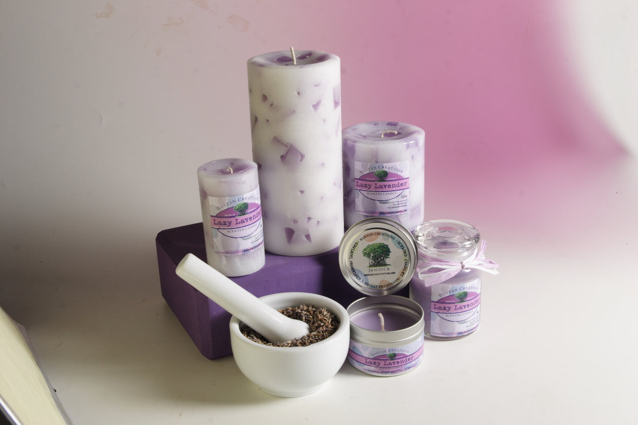  Lavender  Candle Set 