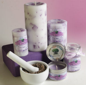  Lavender  Candle Set 