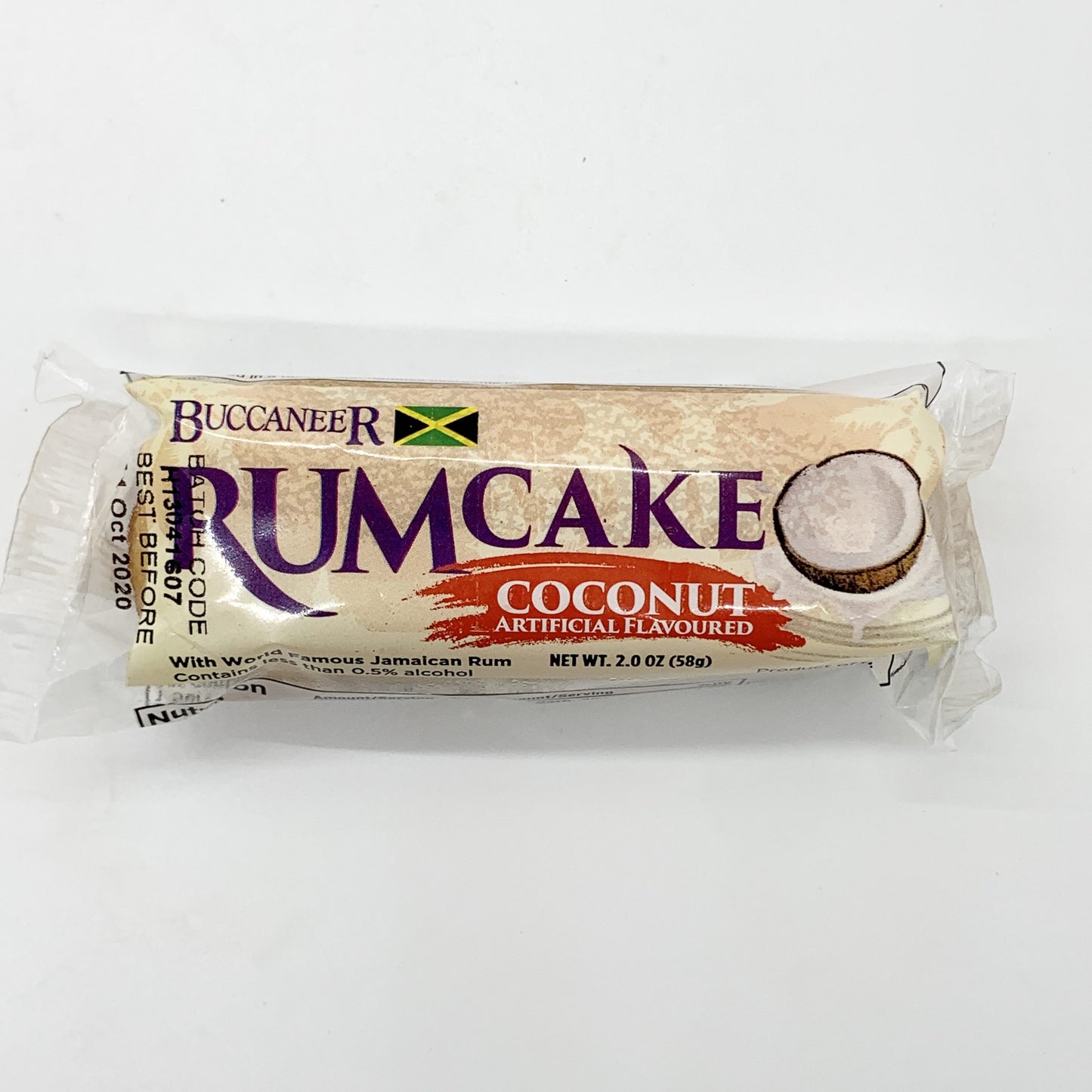  Buccaneer Pocket Size Rum Cake (set of 3)- Coconut