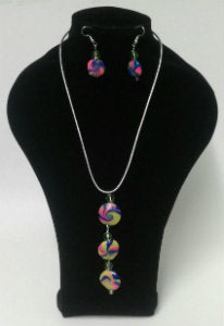 Three tier Pendant Necklace set