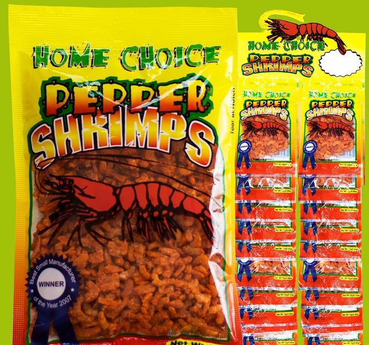 HOME CHOICE PEPPER SHRIMPS  40g