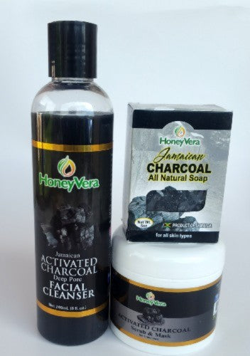 Activated charcoal set