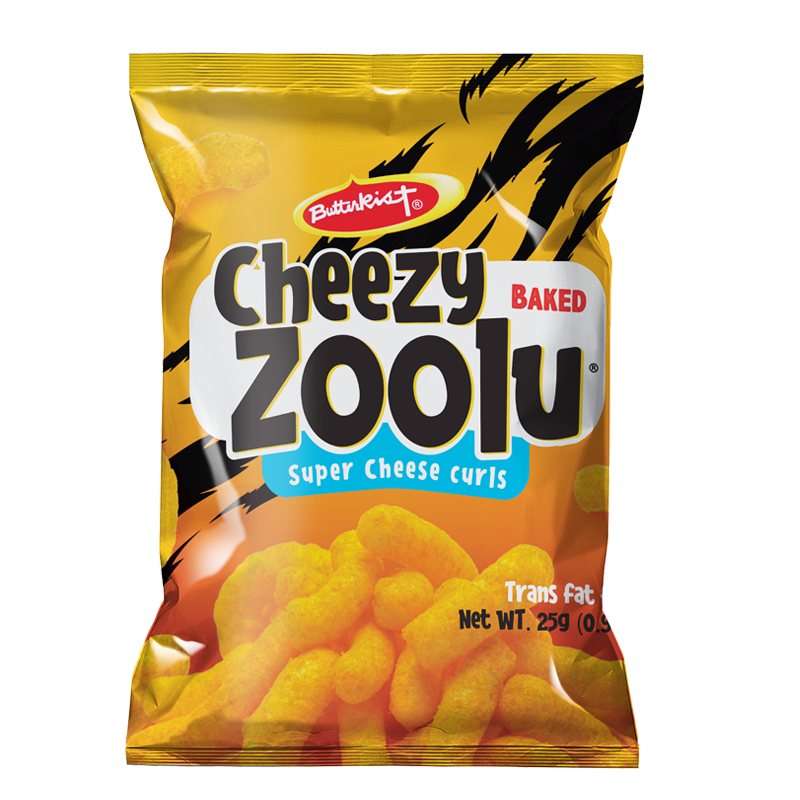 Butterkist Cheezy Zoolu Super Cheese Curls ( set of 6)