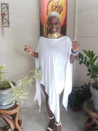 WHITE TRIANGLE kaftan