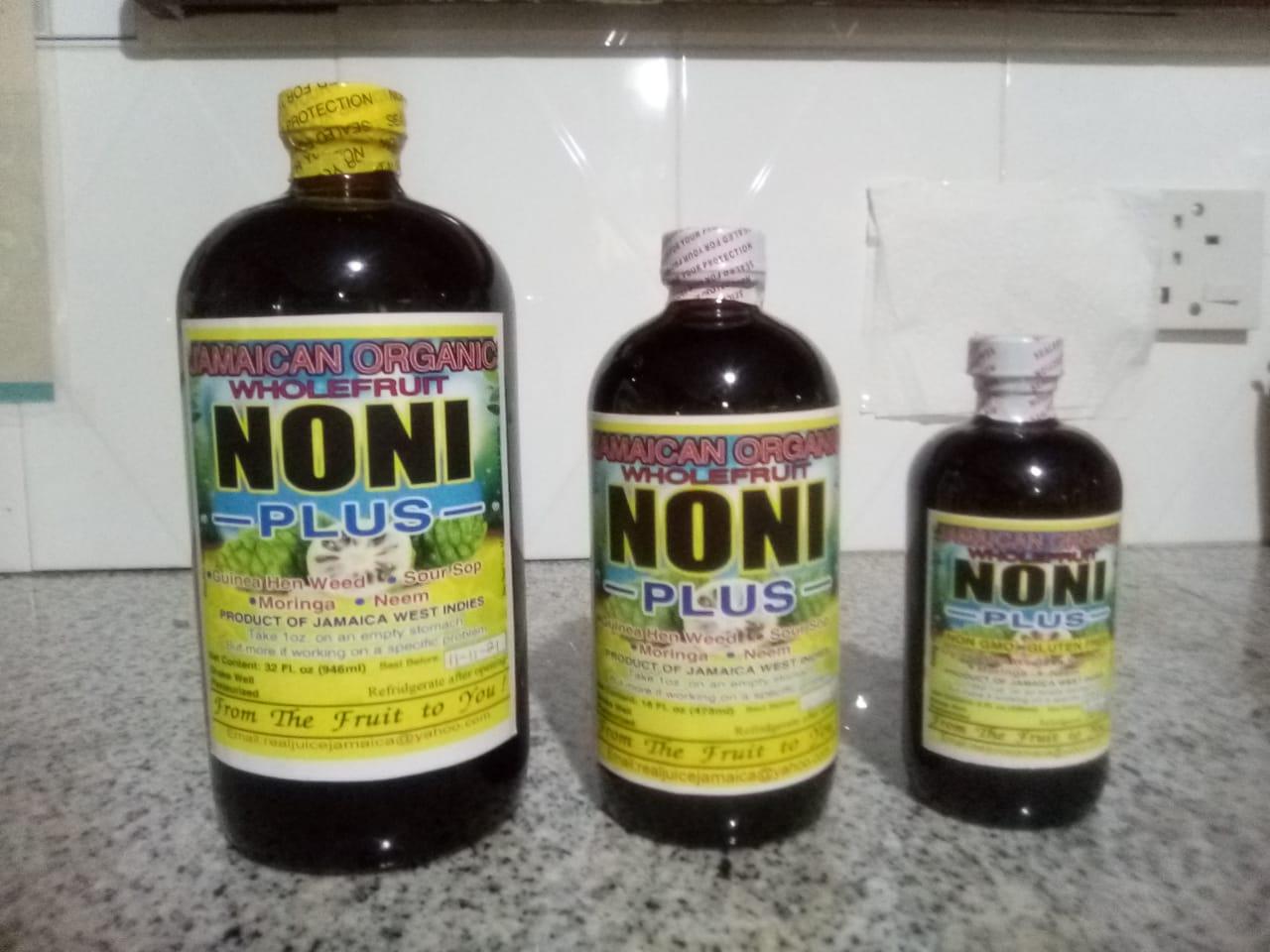 Jamaican Organic Noni Juice ( plus) 8oz Sweet Jamaica Shopping