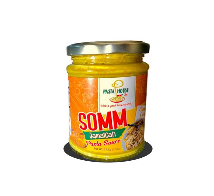 SOMM Jamaican Pasta Sauce, Creamy Curry 16 oz